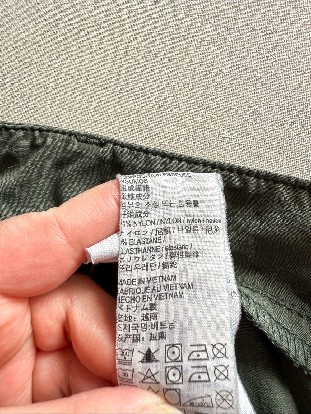 Kirkland Lightweight Green Utility Pant Size 4 - Picture 8 of 8